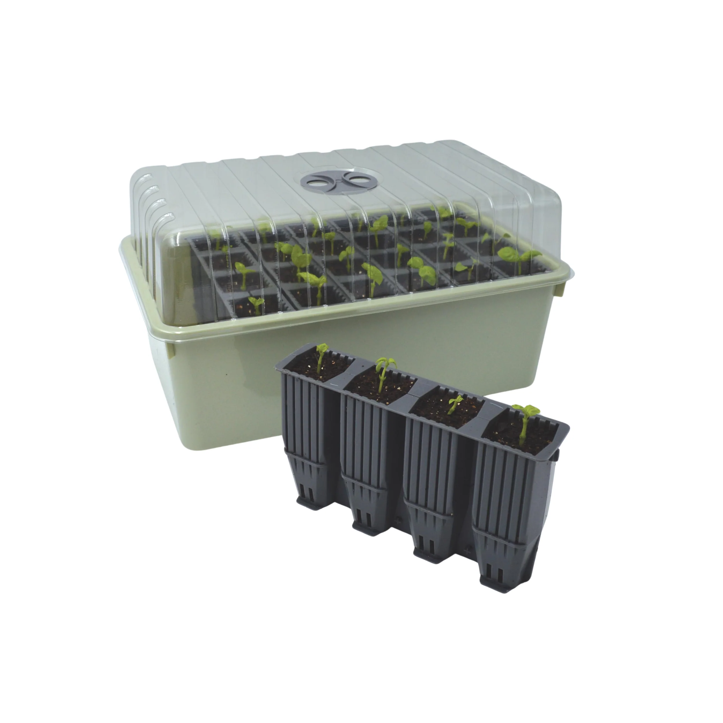 28 Cell Deep Root Seed Success Kit, Deep Cell Propagator for Long Rooted Plants - Image 3